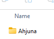 Old Character Folder