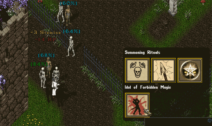 This is an activatable Relic which is a targetable area of effect(AOE) that will decrease all effected creatures dexterity indicated by the grey hue..