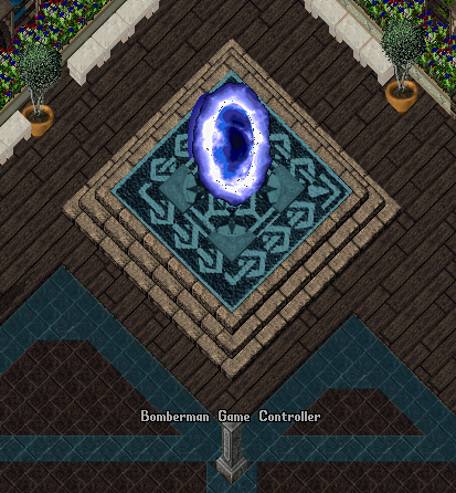This is the Community Island Bomberman Moongate located in the Northern Point of the Bomberman Arena on the East side of the Community Island.