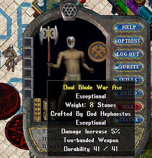 File:Artifact of the Artisan Craftable Dual Blade War Axe.png