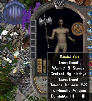 File:Artifact of the Artisan Craftable Gemini Axe.png