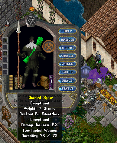 File:Artifact of the Artisan Craftable Gnarled Spear.png