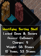 This is a special container that identifies and sorts your unidentified weapons and armor.