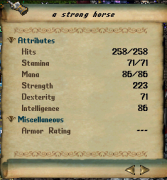 Strong Horse Statistics