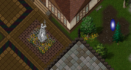 This is the Community Island Amphitrite Moongate located in the North East corner of the Community Island.