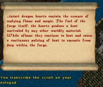 Shame Scroll Text