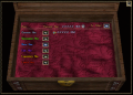 This is the Title Hue Chest Menu that contains Title Hues that have been added to an account. This will allow you to select a Title Hue, which has been organized by rarity. You can also clear your Title Hue or switch to the Titles screen.