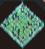 The Crystal Bomberman Board Style that has been filled out.