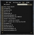 This is a house addon deed shelf menu showing the house addon deeds amount, name, and Hue Number. This will also show the Hue number(color) and has a search bar for a name or hue number.