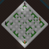 The Default Bomberman Board Style that has been filled out.