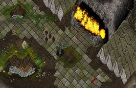 Location of Entrance to Dead Man's Cavern