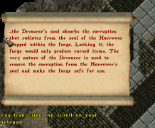 Fire Scroll Text