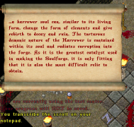 Deciet Scroll Text